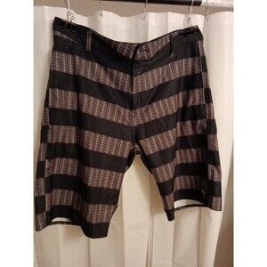 Vans Vanphibian Shorts Mens 36 Black Gray Hybrid Board Shorts Chino Performance
